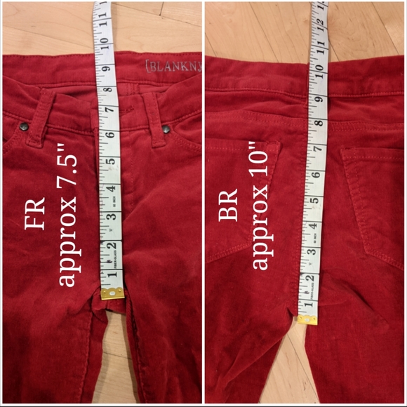 Blank NYC Skinny Red Corduroys - Picture 6 of 10